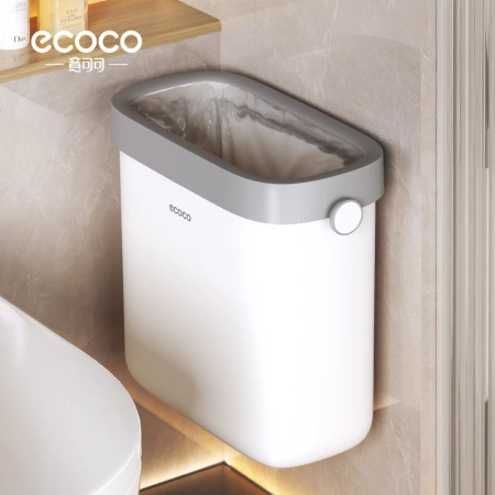 Kitchen wall-mounted trash can, household non-drilling toilet, bathroom cabinet, hanging door-type narrow-slit storage bucket Kitchen wall-mounted trash can, household non-drilling toilet, bathroom cabinet, hanging door-type narrow-slit storage bucket